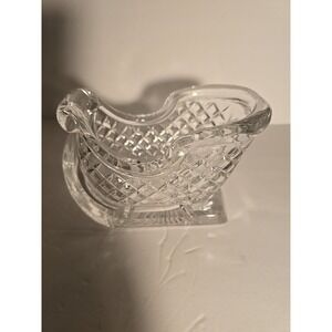 Lenox Heavy Lead Crystal Christmas‎ Santa Sleigh - Clear